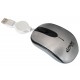Mouse Ret USB Prata - Leadertech